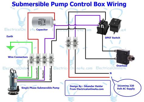 water pump control box wiring diagram 